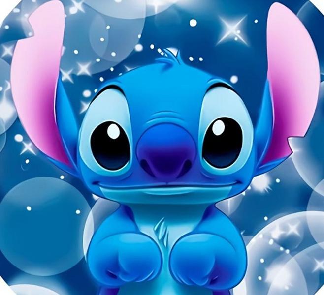 Imagem de Painel Festa Infantil Stitch, Banner 1,50x1,00 em Lona