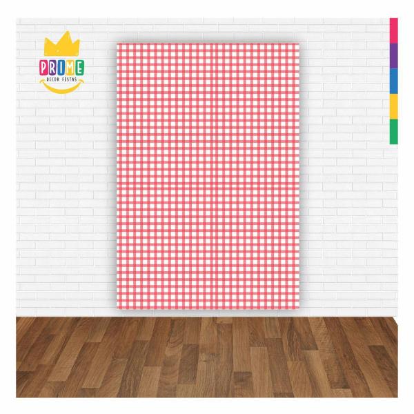 Painel Festa Lateral Xadrez Casadinho 1,50M X 2,20M - Prime Decor House Imagem de Painel Festa Lateral Xadrez Casadinho 1,50M X 2,20M