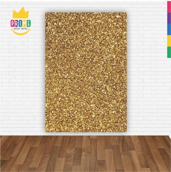 Imagem de Painel Festa Retangular Glitter Casadinho Tecido 1,5X2,2M