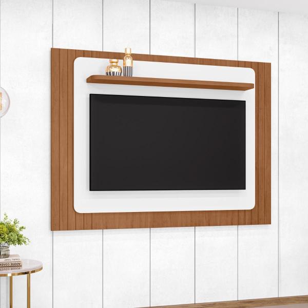 Imagem de Painel Frisado para TVs de 60" Timon Cedro Branco