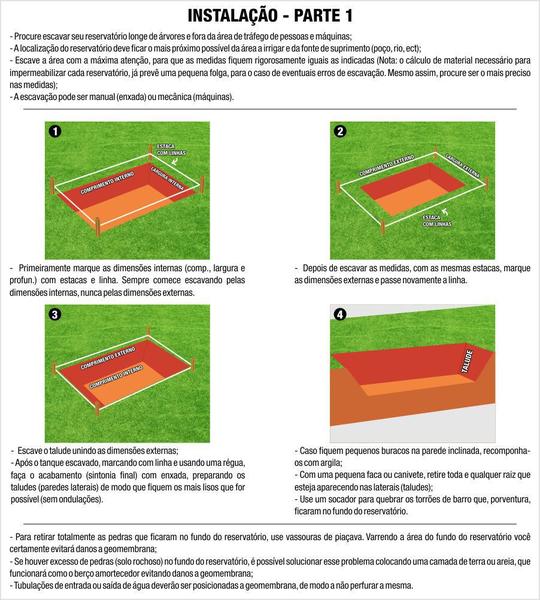 Imagem de Painel geomembrana 0,5mm- 4,00 x 3,00 (12mts)