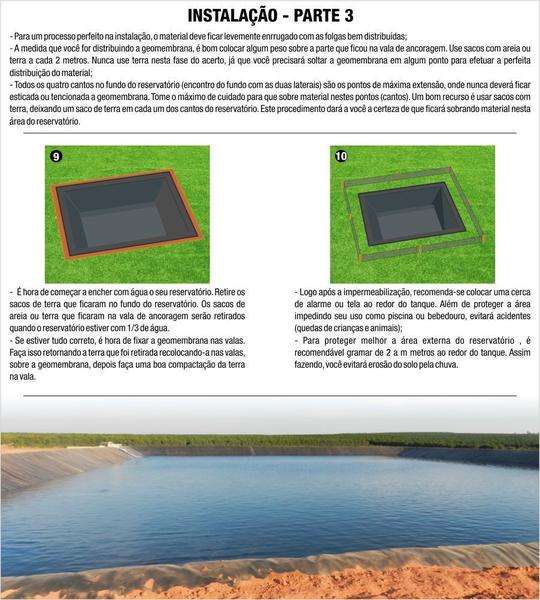 Imagem de Painel geomembrana 0,5mm- 5,90 x 20,00 (118,0mts)