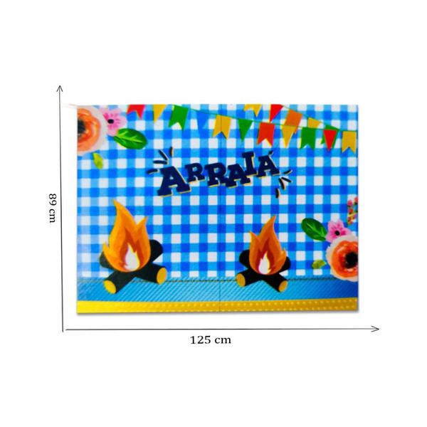 Painel Gigante Decoração Festa Junina Fogueira Milho Junco - Acrilex Imagem de Painel Gigante Decoração Festa Junina Fogueira Milho Junco