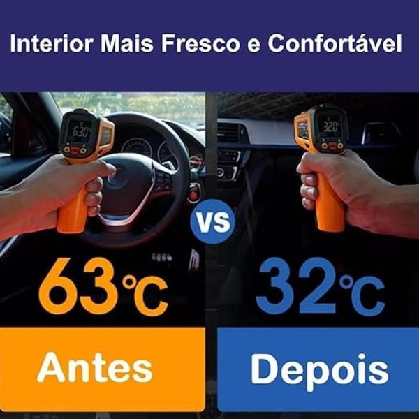 Imagem de Painel Guarda Sol Proteção Solar Uv Para-Brisa De Carro Guarda Sol Veicular