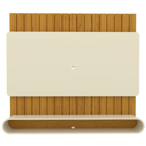 Imagem de Painel Home Gelius Prime para TV de ate 75 polegadas cantos arredondados Naturale OFF White