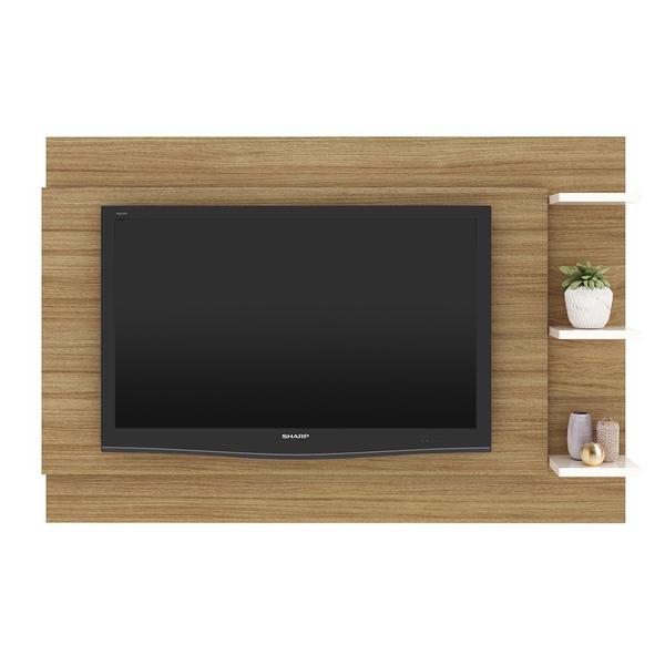 Imagem de Painel Home para TV até 65 Sala de Estar PL3002 Natural/Off White G69 - Gran Belo