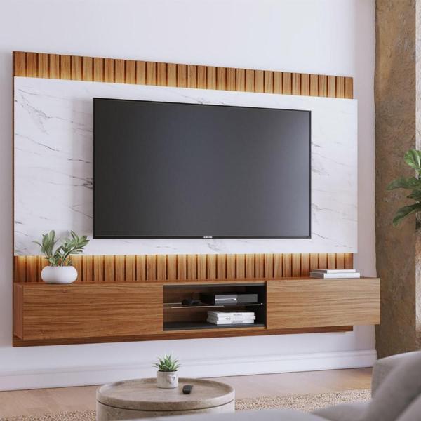 Imagem de Painel Home Suspenso com Led para Tv's 75" Búzios