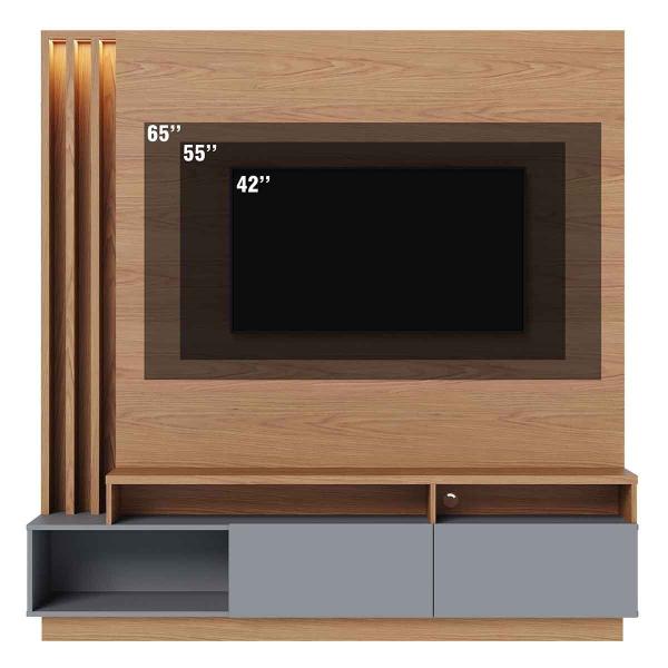 Imagem de Painel Home Theater Itaumá 2 Portas Basculante 75" Polegadas