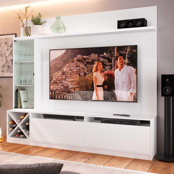 Imagem de Painel Home TV 50 Polegadas 180,4cm Em MDP 3 Portas Quiditá