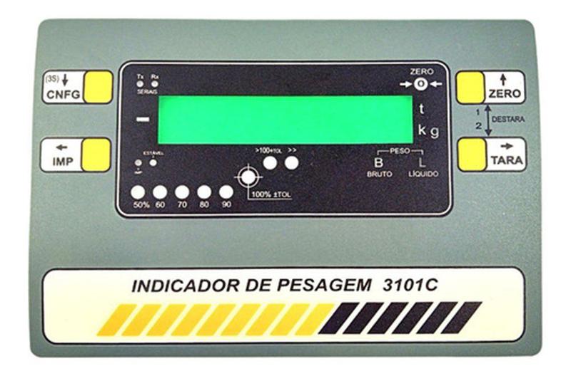 Imagem de Painel Indicador De Pesagem Alfa 3101 C Pequeno - Cód 256