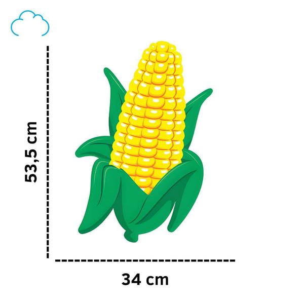 Imagem de painel junino decorativo de milho 53 cm festa junina - Piffer