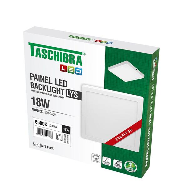 Imagem de Painel LED 18W LYS Quadrado Sobrepor - Taschibra