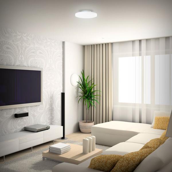 Imagem de Painel Led 2x1 Sobrepor ou Embutir Redondo 32W 6500k Branco Frio Borda Infinita