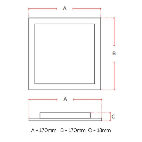 Imagem de Painel Led Avant Quadrado Embutir 12w 4000k Bivolt Branco