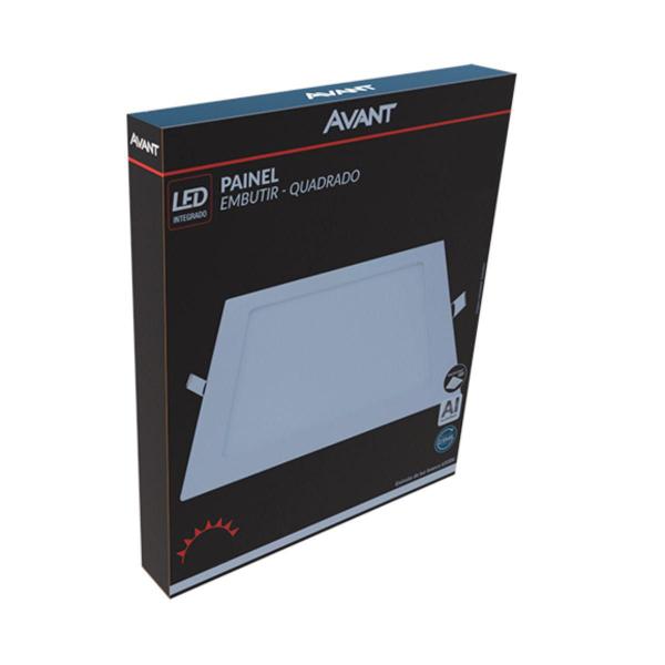 Imagem de Painel Led Avant Quadrado Embutir 24w 6500k Bivolt 5 Un