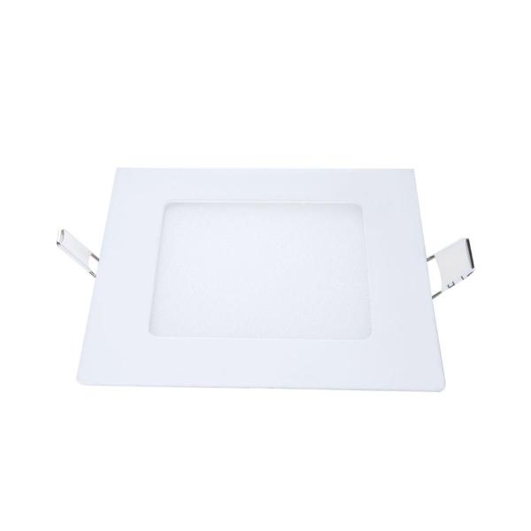 Imagem de Painel Led Avant Quadrado Embutir 6w 3000k Branco 5 Und