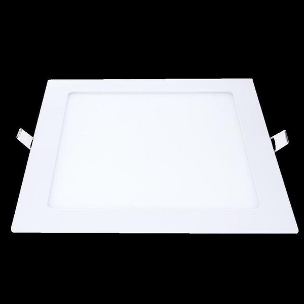 Imagem de Painel led de embutir quadrado 22cm 18w 6500k bivolt emissão de luz branca avant