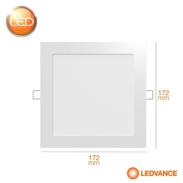 Imagem de Painel led embutir 12w 3000k biv. quadrado ledvance 7014187