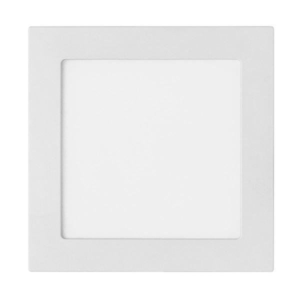 Imagem de Painel LED Embutir 18W 6500K 1250LM Quadrado Branco 20,2CM Eco Bivolt Stella