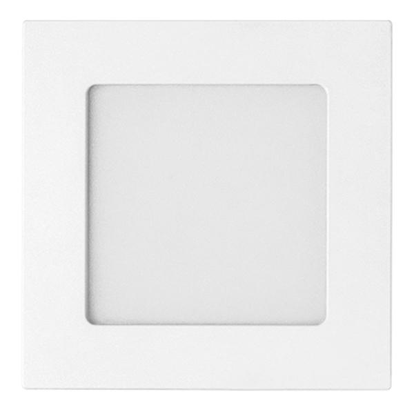 Imagem de Painel Led Embutir  6w 4000k 380lm Quadrado Branco 12,8cm  Eco Bivolt