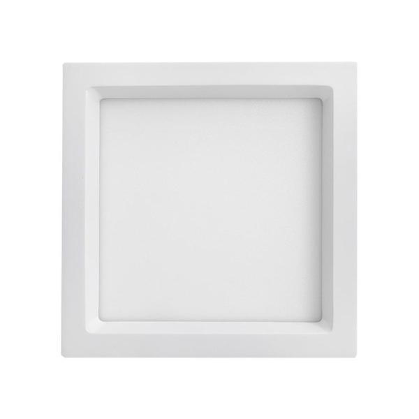 Imagem de Painel LED Embutir Quadrado Branco Recuado 20W 5700K BIVOLT