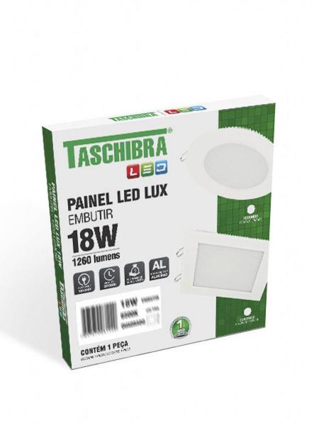 Imagem de Painel LED Embutir Quadrado Lux Autovolt 18W 4000K Luz Neutra Taschibra