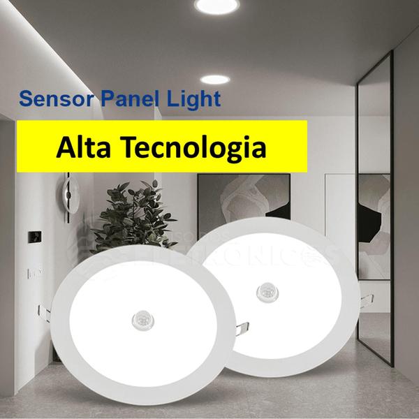 Imagem de Painel LED Light Lâmpada Luminária 18W Com Sensor de Presença DS10065