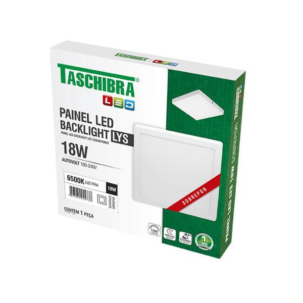 Imagem de Painel Led Lys 12w Quadrado Sobrepor - Taschibra (2)