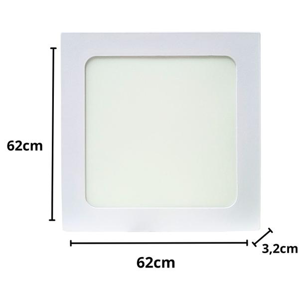 Imagem de Painel Led Quad Embutir 45w 6500k Biv Kit5