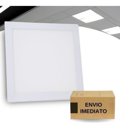 Imagem de Painel LED Quadrado 12W Branco Frio - Embutir Slim