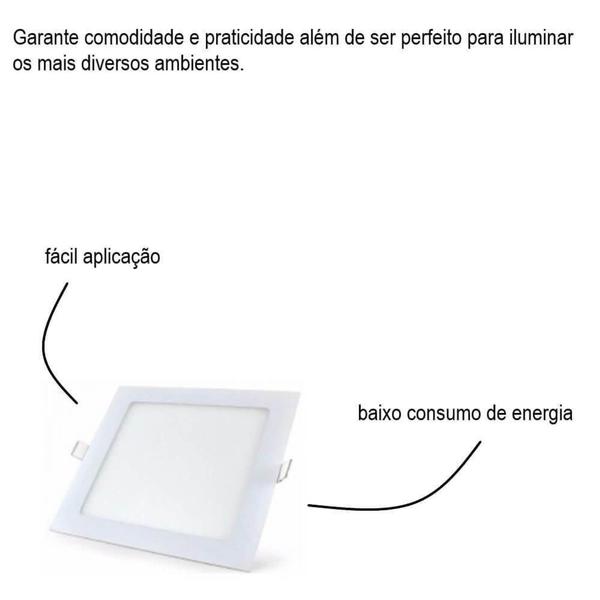 Imagem de Painel Led Quadrado Embutir 18W GLight - G-LIGHT