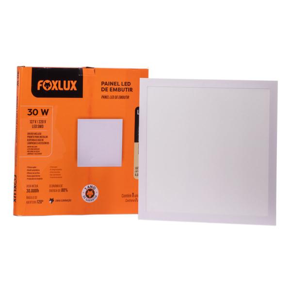 Imagem de Painel Led Quadrado Embutir 30W 4000K Bivolt Foxlux