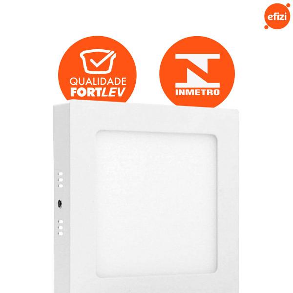 Imagem de Painel led sobrepor 18w quadrado - fortled