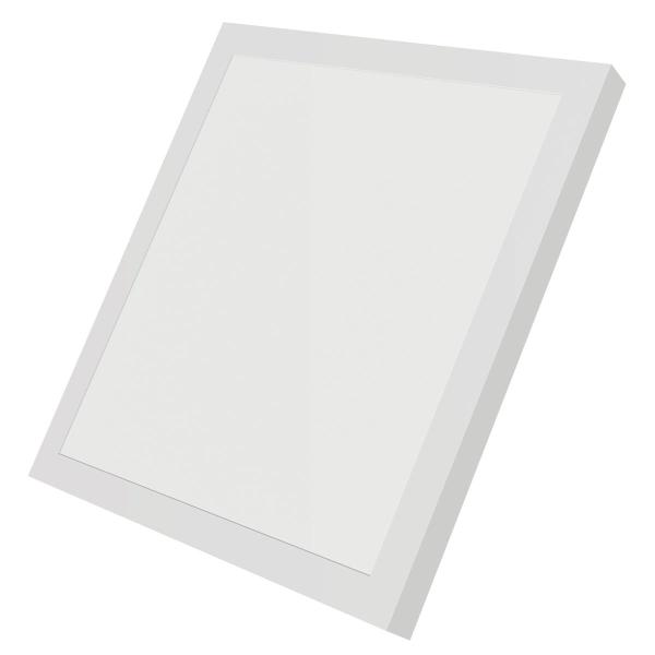 Imagem de Painel LED Sobrepor 40W 6500K Branco Frio 3000Lm Quadrado Branco 60Cm Bivol 3169 Ourolux