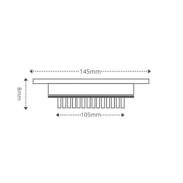 Imagem de Painel Led Taschibra Dual Color Redondo Embutir 6W+3W Bivolt