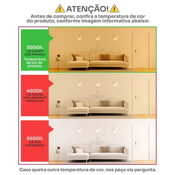 Imagem de Painel LED Taschibra Frameless 12W Quadrado Embutir ou Sobrepor