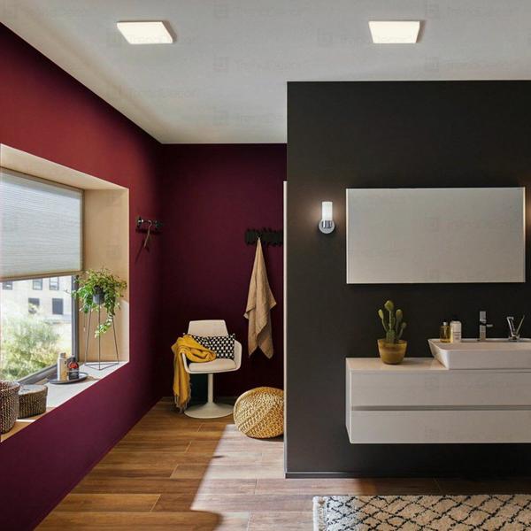 Painel LED Taschibra Frameless 17W Quadrado Embutir ou Sobrepor Imagem de Painel LED Taschibra Frameless 17W Quadrado Embutir ou Sobrepor