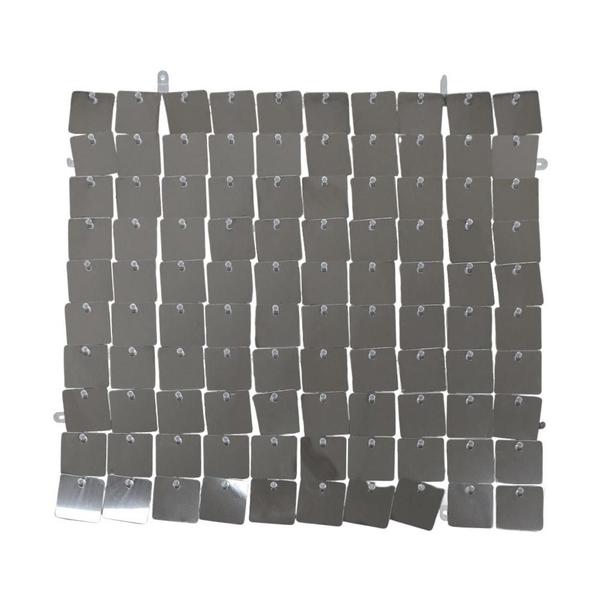 Painel Mágico Decorativo Lantejoula Shimmer Wall Prateado - Open Star Imagem de Painel Mágico Decorativo Lantejoula Shimmer Wall Prateado