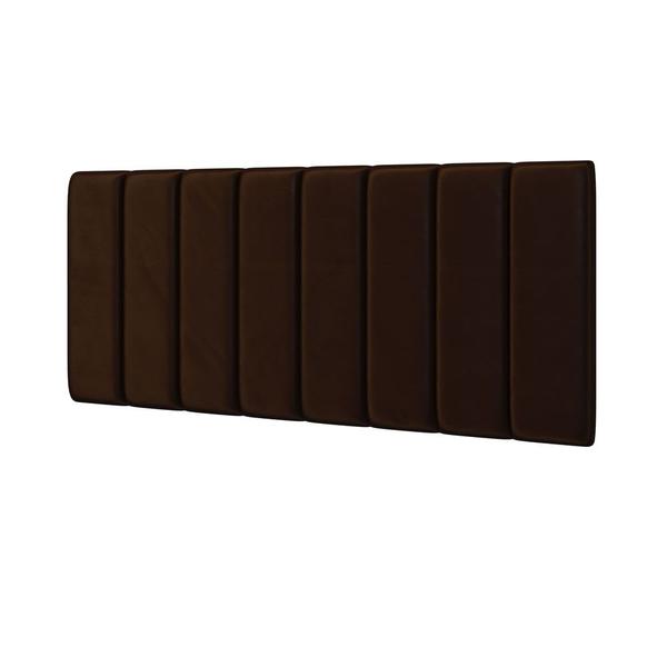 Imagem de Painel Modulado Nashira 200 / N-027 Veludo Marrom Chocolate