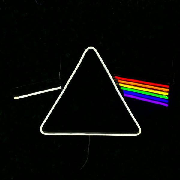 Imagem de Painel Neon DarkSide Pinkfloyd Prisma Rock decoração