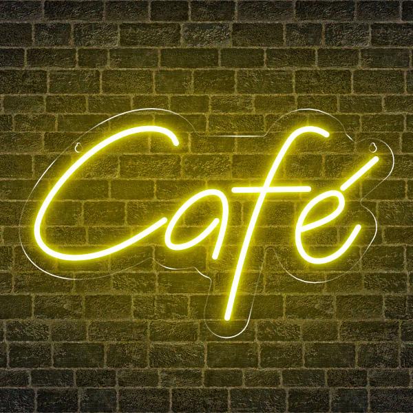 Imagem de Painel Neon Led Café Escrita luminosa amantes de café