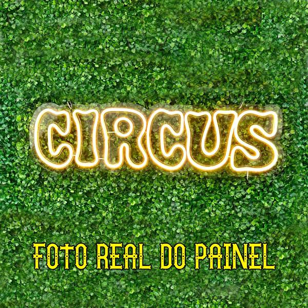 Imagem de Painel Neon Led Circus Decoração Aniversário Festa