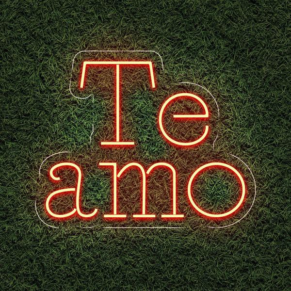 Imagem de Painel Neon Te amo Personalizado Decoração Romantica