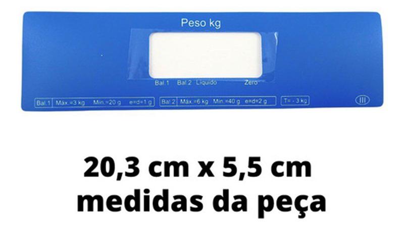 Imagem de Painel Para Balança Toledo 9094 Azul 3-6 Kg - Cód 358