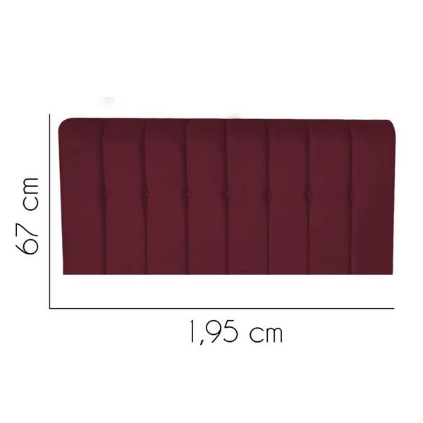 Imagem de Painel para Cama Box Casal 1,95 cm Kiara - Oferta House