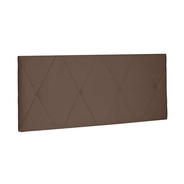 Imagem de Painel para Cama Box Casal Aquilla Suede Caramelo