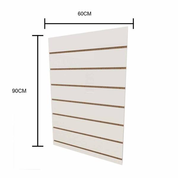 Imagem de Painel para ganchos, ideal para lojas branco 90(A)x60(C)cm sem ganchos