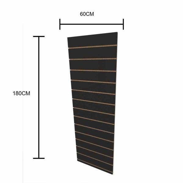 Imagem de Painel para ganchos, ideal para lojas preto 180(A)x60(C)cm sem ganchos