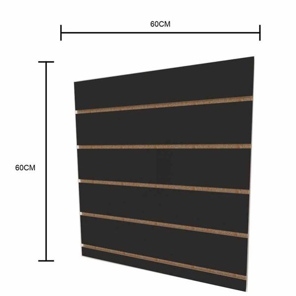 Painel para ganchos, ideal para lojas preto 60(A)x60(C)cm sem ganchos - E-nichos Imagem de Painel para ganchos, ideal para lojas preto 60(A)x60(C)cm sem ganchos