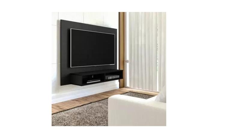 Imagem de Painel para TV 47 Polegadas com Suporte Flash - Cor: Preto          Marca: Artely Móveis